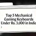 mechanical keyboard under 3000