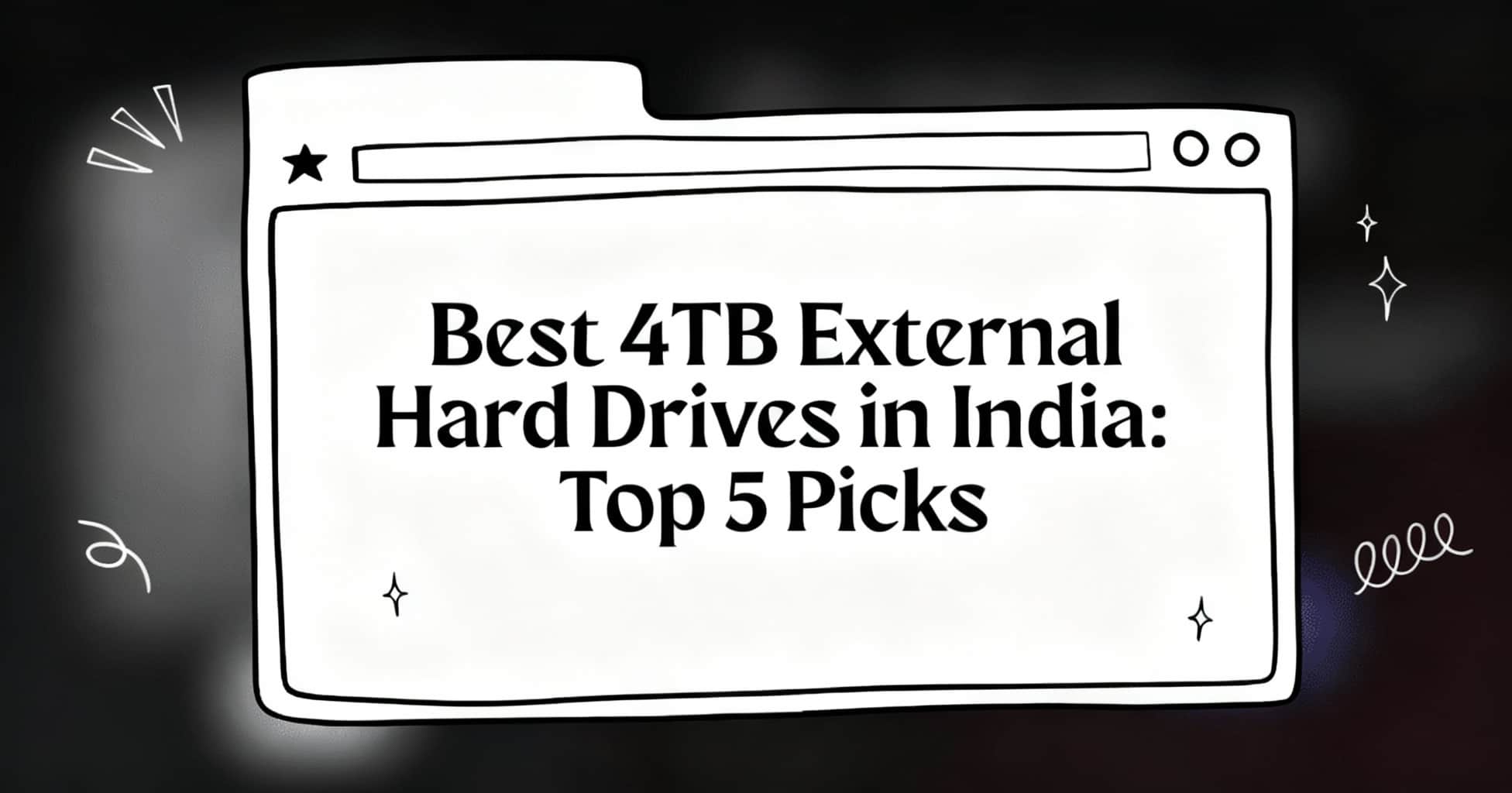 external hard disk 4tb