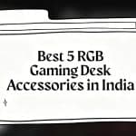 gaming desk with led lights