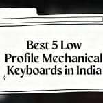 low profile mechanical keyboard