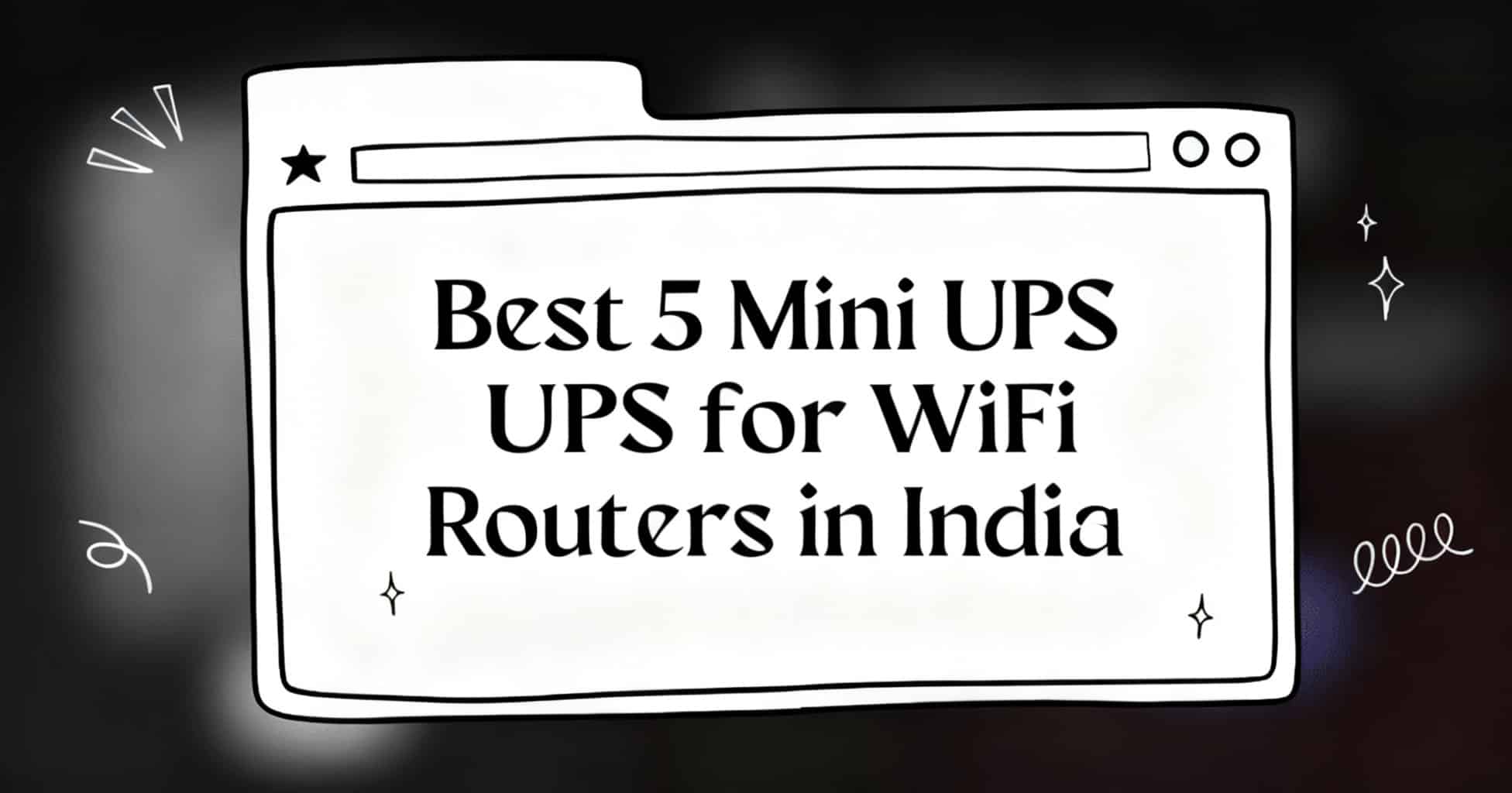 ups for router