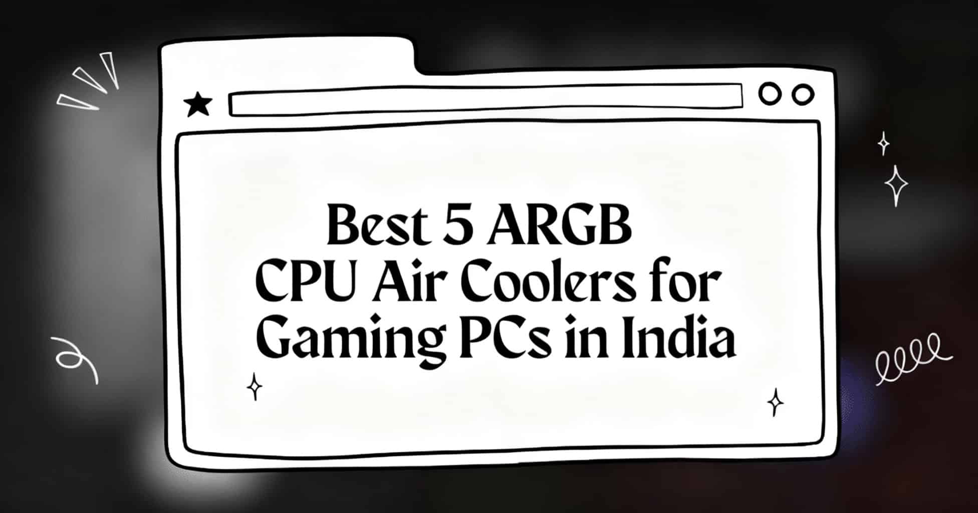 air cooler for cpu argb