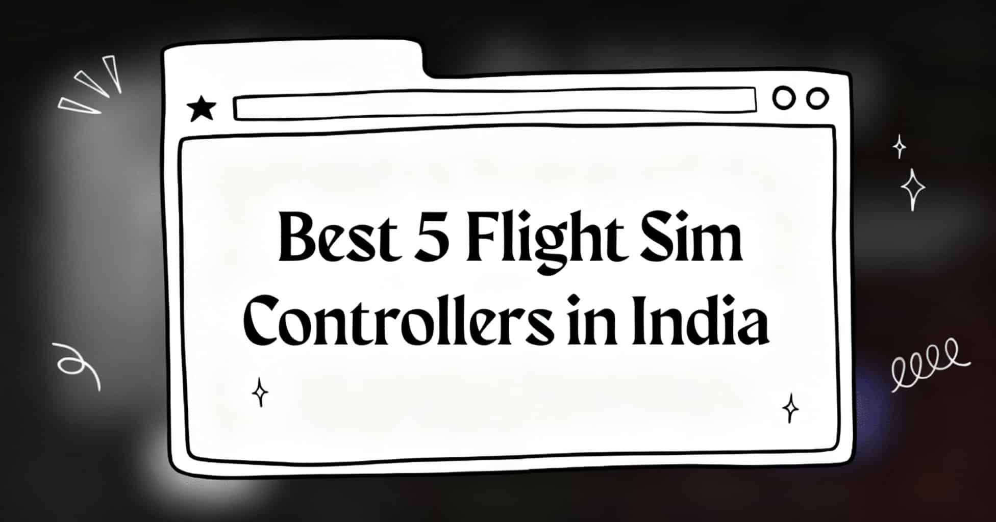 flight stick for simulator