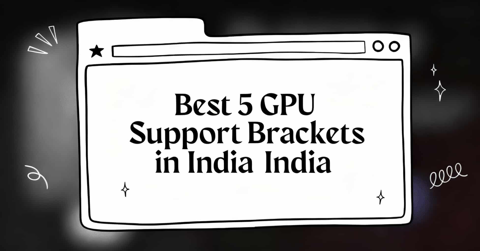 gpu support bracket